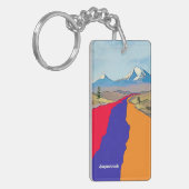 Armenië Acrylische Sleutelhanger (Voorkant Links)
