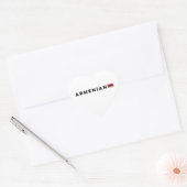 Armenië, Armeens ontwerp Hart Sticker (Envelop)