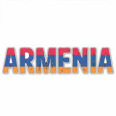 Armenië, Armenië Sticker (Voorkant)