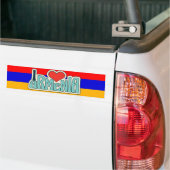Armenië Bumpersticker / Ik hou van Armenië (Op Truck)