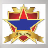 Armenië Crest Poster (Voorkant)