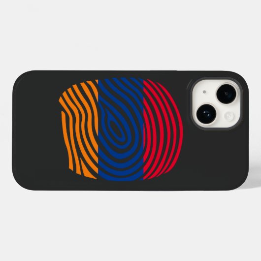Armenië DNA Case-Mate iPhone Case (Achterkant (horizontaal))