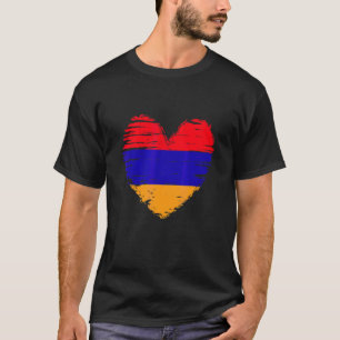 Armenië Heart Armeense vlag Armeense Pride T-shirt