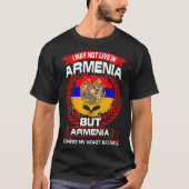 Armenië is waar mijn hart behoort tot het shirt (Voorkant)