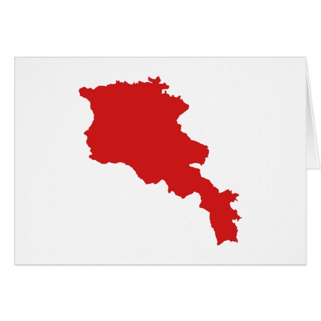 Armenië-kaart (Voorkant Horizontaal)