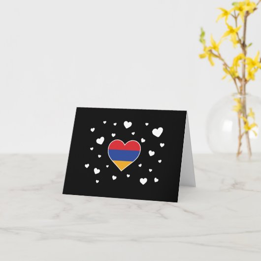 Armenië Love harthoofdstuk Folders Wenskaart Kaart (Gele Bloem)