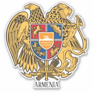 Armenië nationaal wapenschild patriottisch sticker