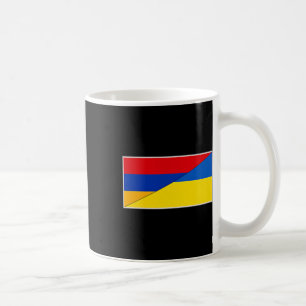 Armenië Oekraïne Vlag Armeense Oekraïense National Koffiemok