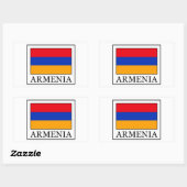 Armenië Rechthoekige Sticker (Vel)