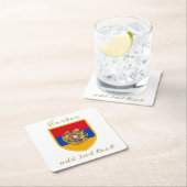 Armenië Vierkante Kartonnen Onderzetter (Insitu)