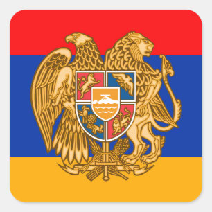 Armenië Vierkante Sticker