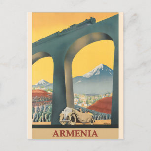 Armenië vintage poster briefkaart