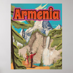 Armenië Vintage Reisposter Poster