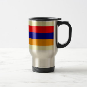 Armenië: Vlag van de Armeense koffie-mok Reisbeker