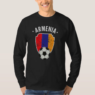 Armenië Voetbal Armenië Vlag Football Armenian Pri T-shirt