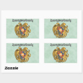 Arménien Dit Sticker Rectangulaire (Feuille)