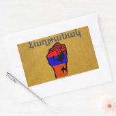 Arménien Dit Sticker Rectangulaire (Enveloppe)