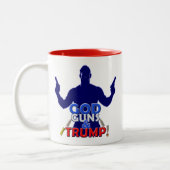 Armes à feu de Dieu et tasse 2017 de café blanche (Gauche)
