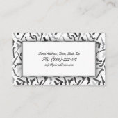 Armes à feu Motif simple blanc gris carte (Dos)