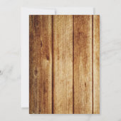 Armes à feu ou Parties scintillant Invitation à ré (Dos)