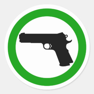 Armes autorisées Zone autocollant