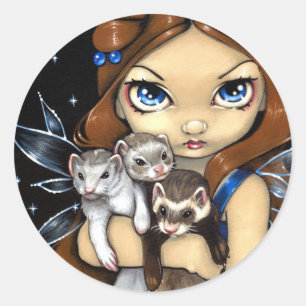 "Armful Ferret" Sticker