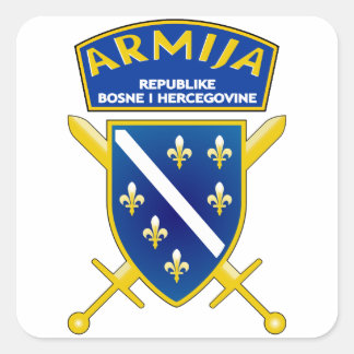 Armija BiH Vierkante Sticker
