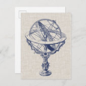 Armillary Sphere Briefkaart (Voorkant / Achterkant)