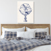 Armillary Sphere Canvas Afdruk (Insitu (Slaapkamer))