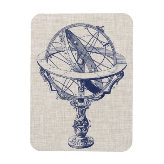 Armillary Sphere Magneet (Verticaal)
