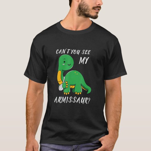 Armissaur Broken Arm Injury T-shirt (Voorkant)