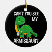 Armissaur Broken Botten Arm Injury Keramisch Ornament (Voorkant)