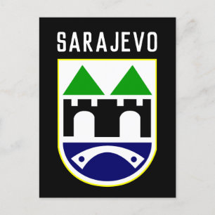 Armoede van Sarajevo, Bosnië en Herzegovina Briefkaart