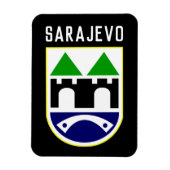 Armoede van Sarajevo, Bosnië en Herzegovina Magneet (Verticaal)