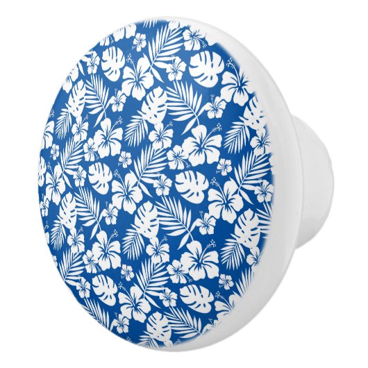 Armoire à fleurs tropicales - Boutons de tiroir (Droite)