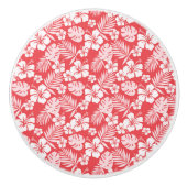 Armoire à fleurs tropicales - Boutons de tiroir (Devant)