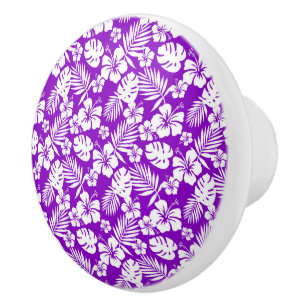 Armoire à fleurs tropicales - Boutons de tiroir