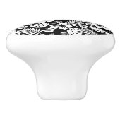 Armoire à fleurs tropicales - Boutons de tiroir (Côté)