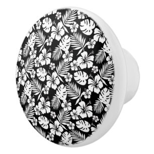 Armoire à fleurs tropicales - Boutons de tiroir