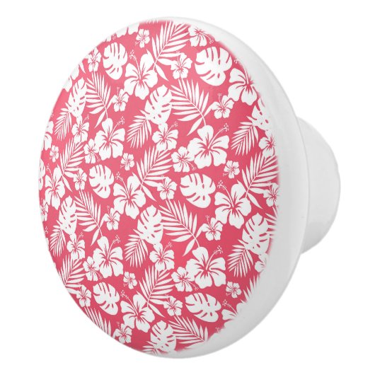 Armoire à fleurs tropicales - Boutons de tiroir (Droite)