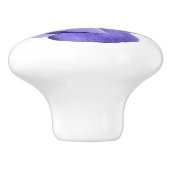 Armoire de tiroir à fleurs violet à bouton (Côté)