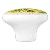 Armoire de tournesol rustique / Bouton de tiroir (Côté)