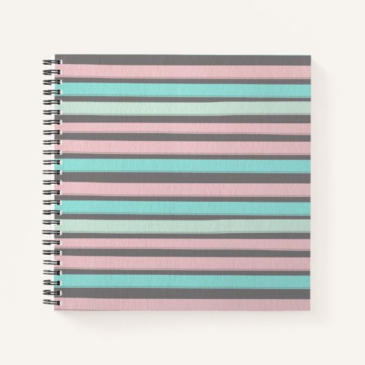 Armoire Pastel Stripes Simple | Carnet (Devant)