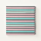 Armoire Pastel Stripes Simple | Carnet (Dos)