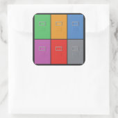 Armoires de fichiers autocollants personnalisés (Sac)