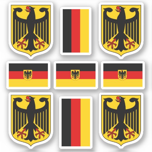 Armoiries allemandes et autocollant (Devant)