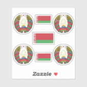 Armoiries biélorusses et autocollant (Feuille)