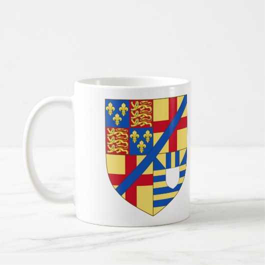 Armoiries D'Arthur Plantagenet Coffee Mug (Gauche)