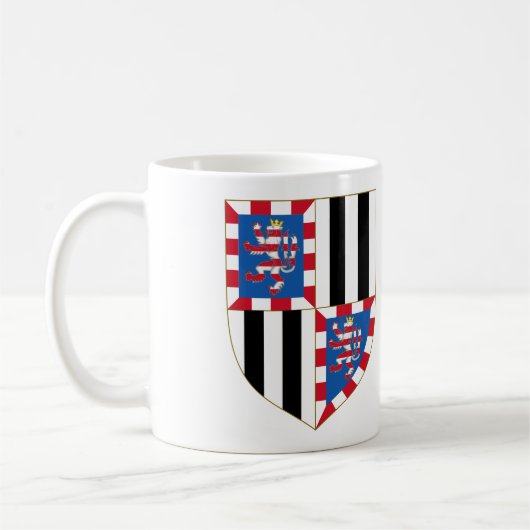 Armoiries De Battenberg Mountbatten Coffee Mug (Gauche)