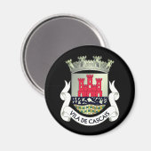 Armoiries de Cascais, Portugal Magnet (Recto/Verso)